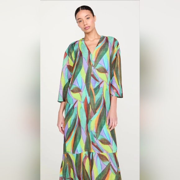 Marie Oliver Marlee Caftan Tropadelic NWT Size XL - Picture 2 of 10